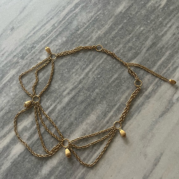 COPY - Best 1960s gold toned chain belt mod substantial perfect for holidays - Picture 12 of 17